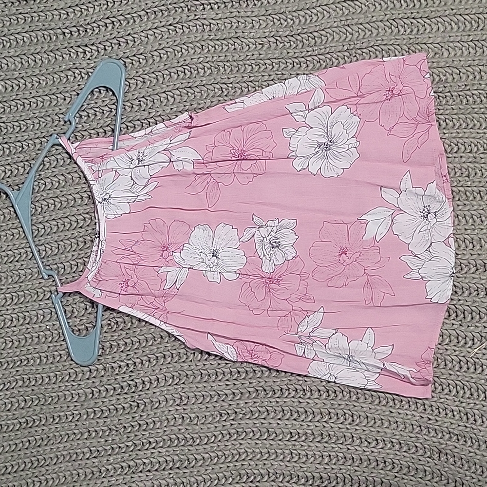 Girls tank top tunic blouse sz S
